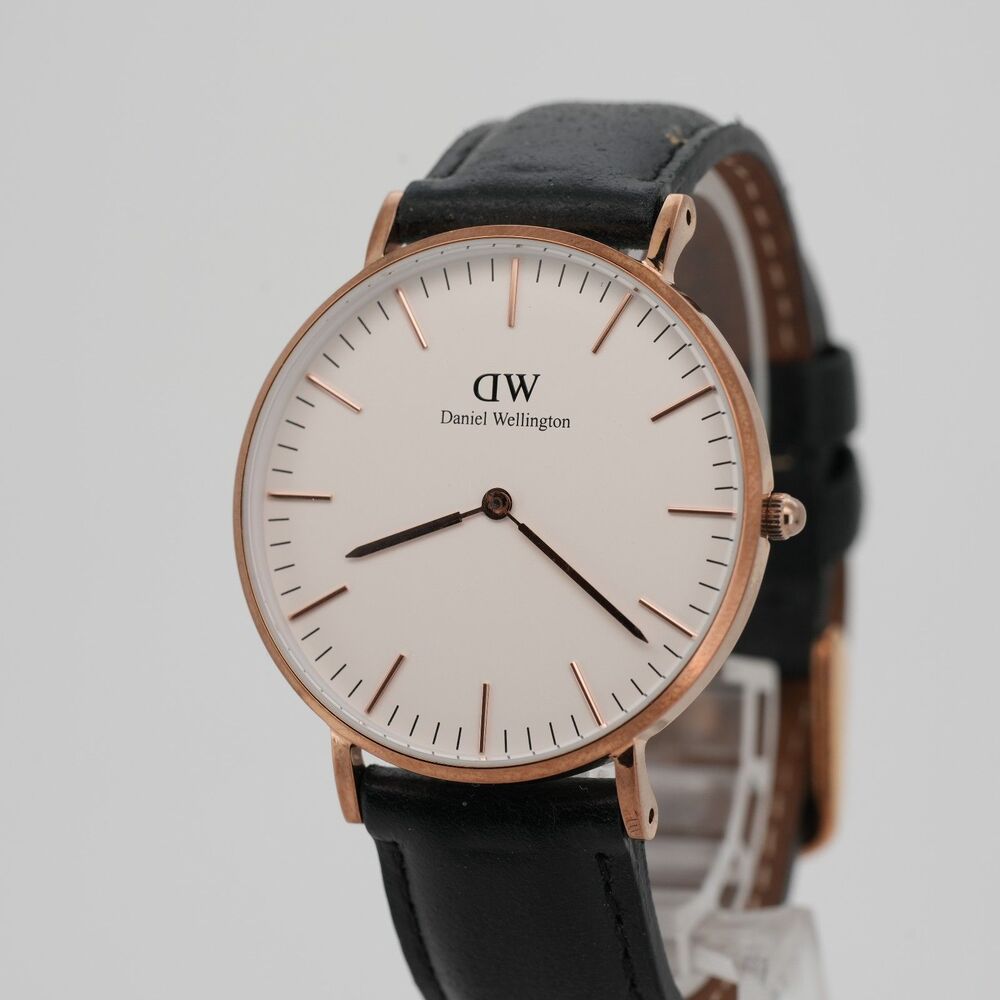 Daniel Wellington Classic 36mm Rose Gold Tone White Dial - Womens Minimalist
